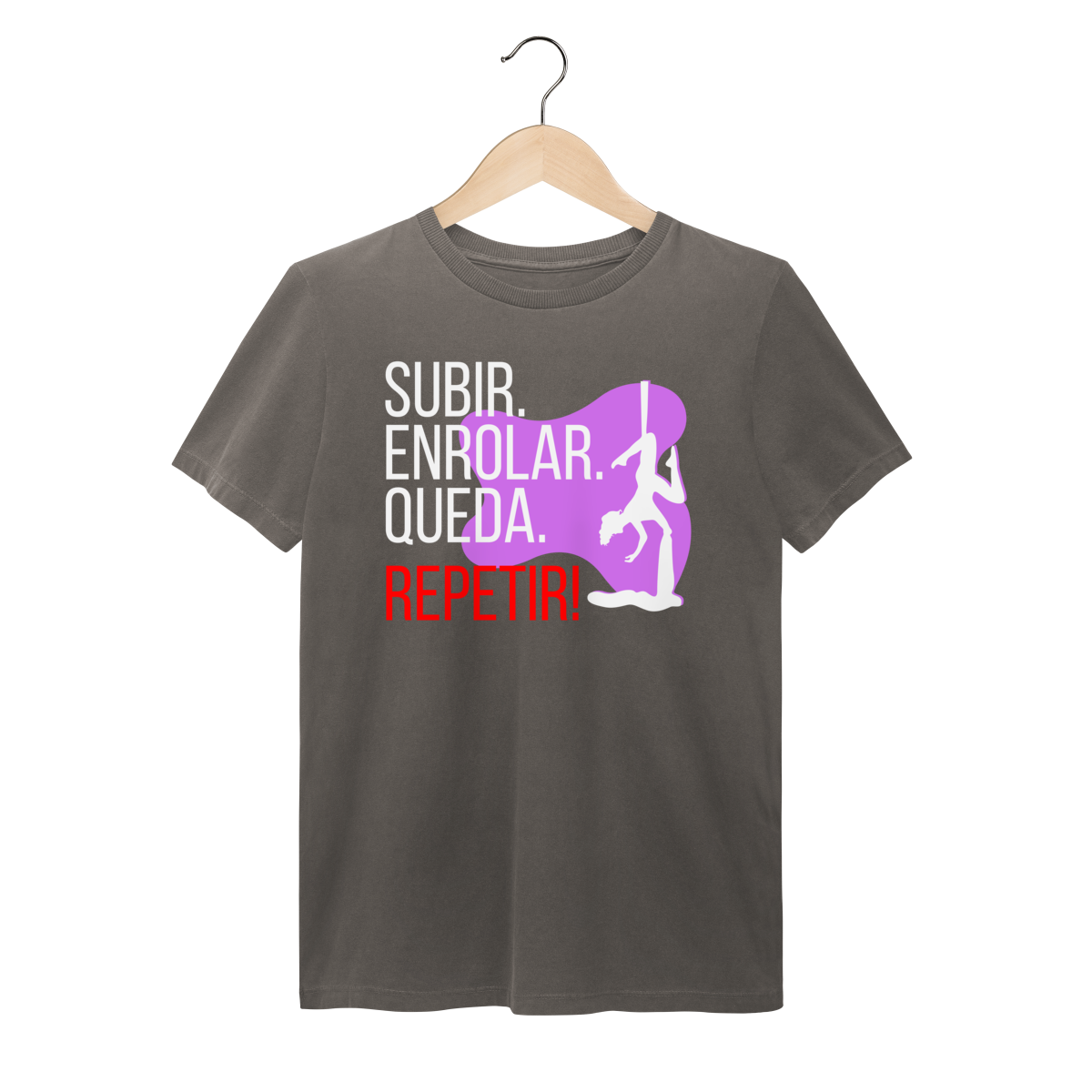 Nome do produto: T-Shirt Estonada Subir.Enrolar.Queda.Repetir¡