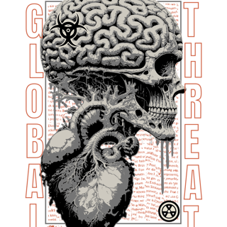 Nome do produto Camiseta Preta Cérebro!