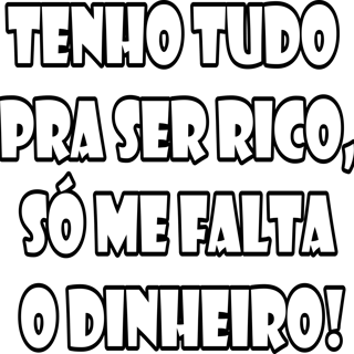 Nome do produto Camiseta de Rico!