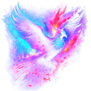 Nome do produto Camiseta Fênix Galáxia Estampa Animal Místico Algodão Premium