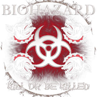 Nome do produto Camiseta Biohazard Kill or Be Killed Hardcore Preta Algodão