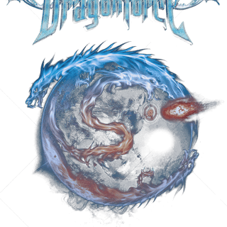 Nome do produto Camiseta Dragonforce In the Line of Fire Power Metal Preta Algodão