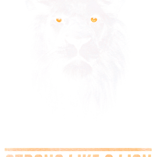 Nome do produto Camiseta Leão Strong Like a Lion Algodão Estampa Minimalista