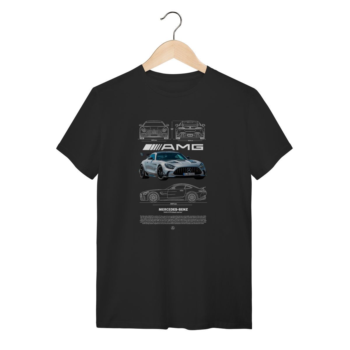 Nome do produto: Camiseta Mercedes-Benz AMG GT Black Series - Performance Luxury