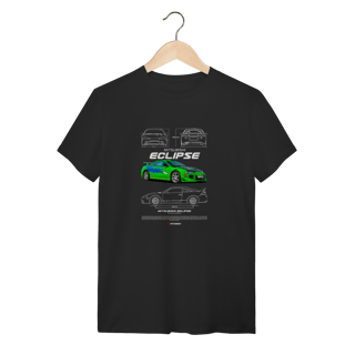Camiseta Mitsubishi Eclipse Verde - Estampa Ícone Fast & Furious 