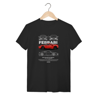 Nome do produto Camiseta Ferrari F8 Tributo - Estampa Performance V8