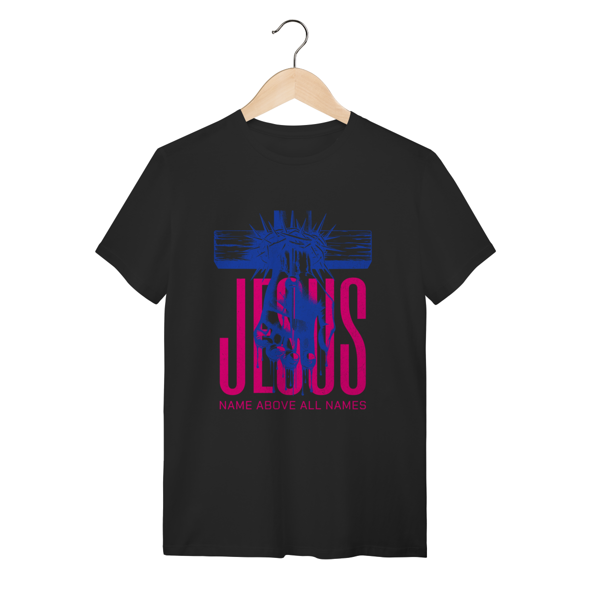 Nome do produto: Camiseta Cristã Jesus Name Above All Names – Urbana
