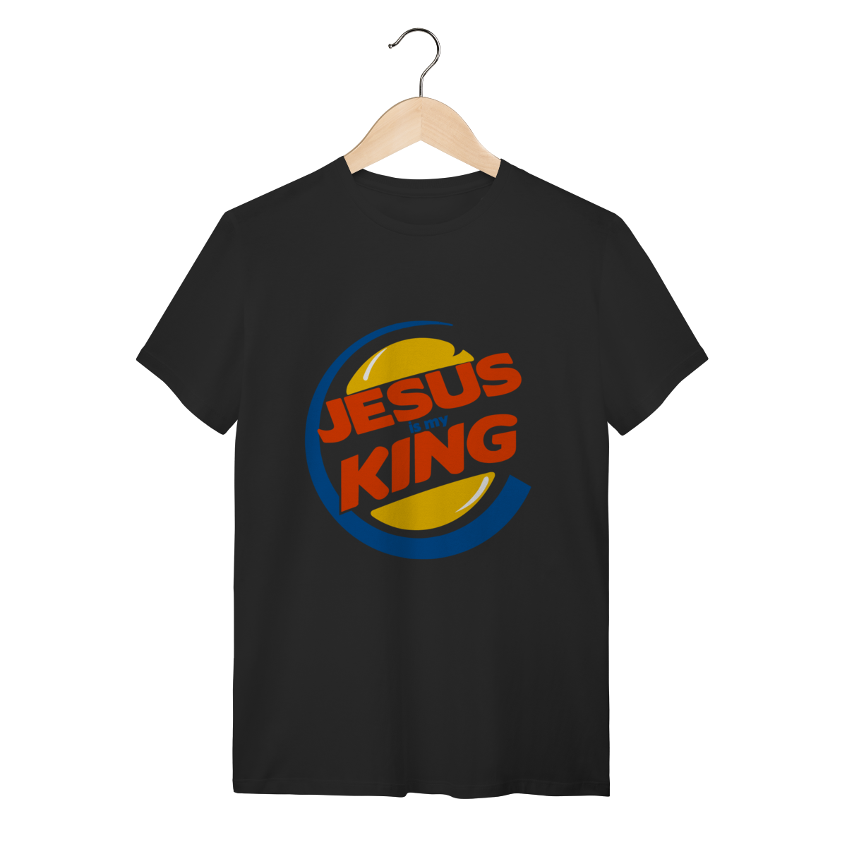 Nome do produto: Camiseta Cristã Jesus is my King 