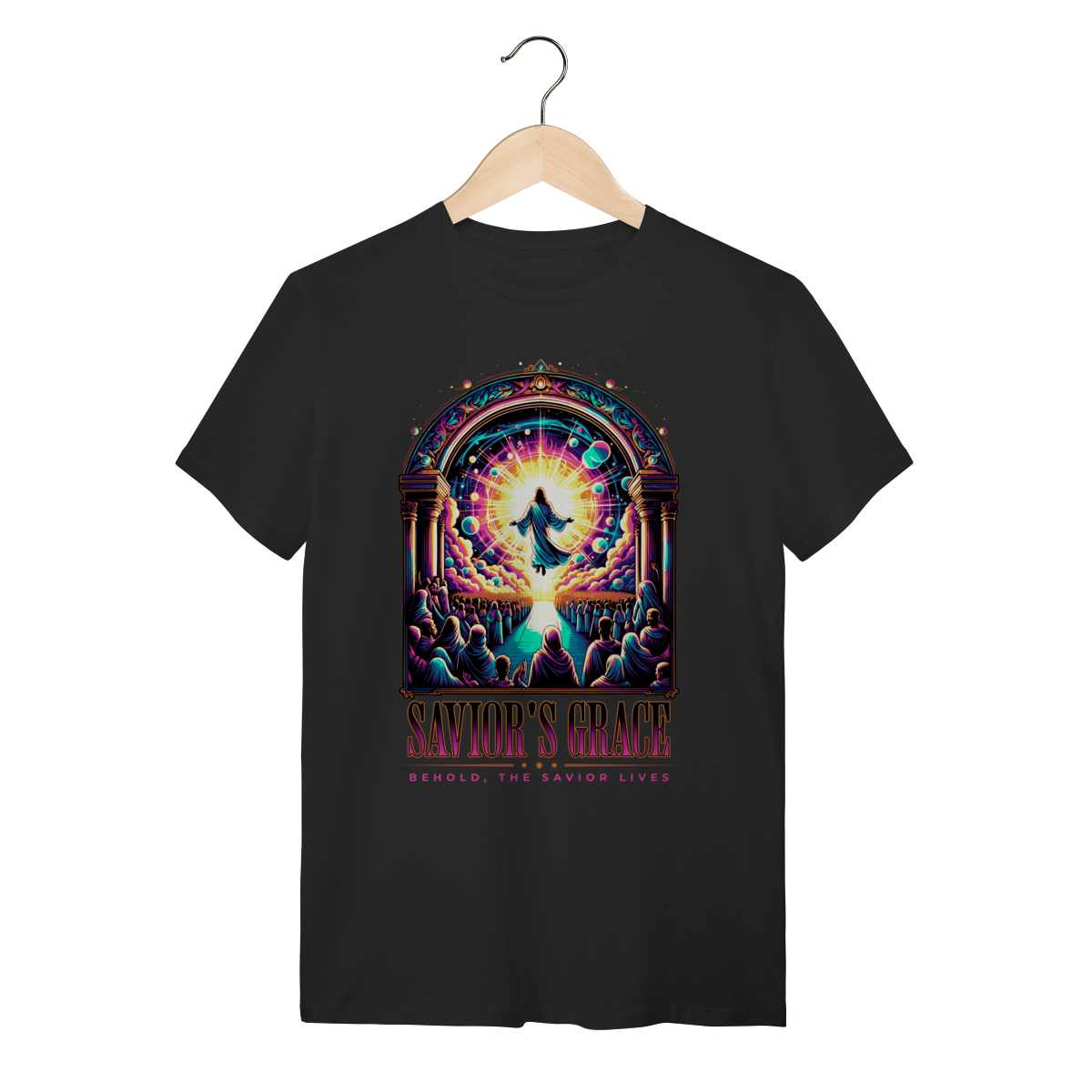 Nome do produto: Camiseta Cristã Savior\'s Grace 