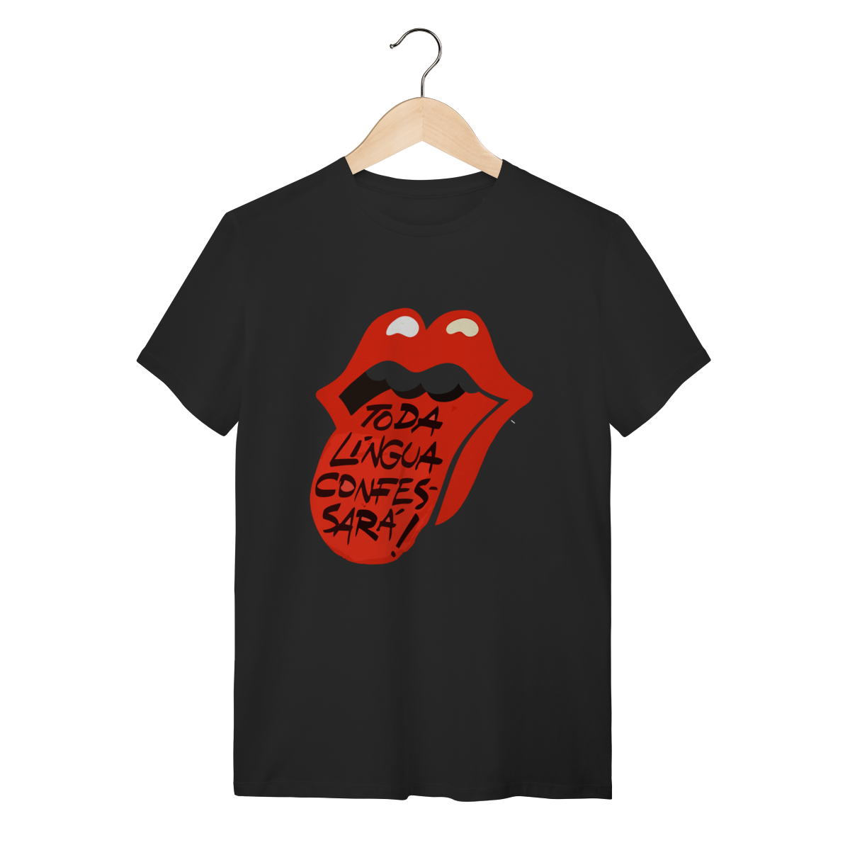 Nome do produto: Camiseta Gospel Toda Língua Confessará – Rock & Fé