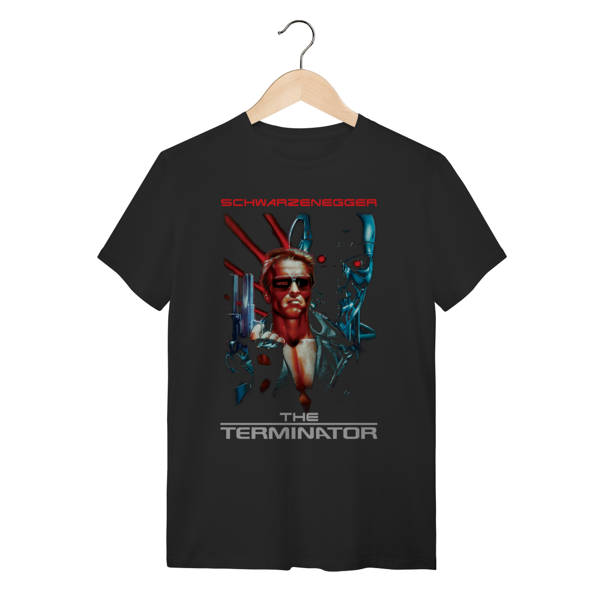 Nome do produto: Camiseta The Terminator - Arnold Schwarzenegger Sci-Fi 84 