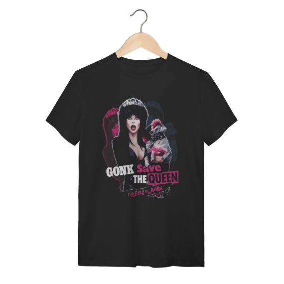 Camiseta Elvira Mistress of the Dark - Gonk Save the Queen 