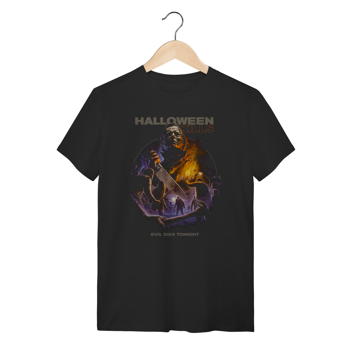 Nome do produto: Camiseta Halloween Kills Michael Myers - Evil Dies Tonight