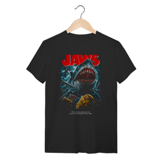 Camiseta Jaws Tubarão - Steven Spielberg Classic Poster 