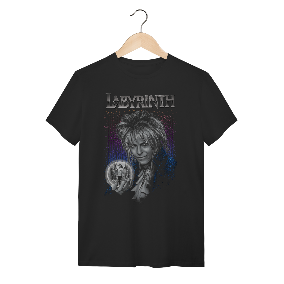 Nome do produto: Camiseta Labyrinth David Bowie - Jareth Goblin King Retro 