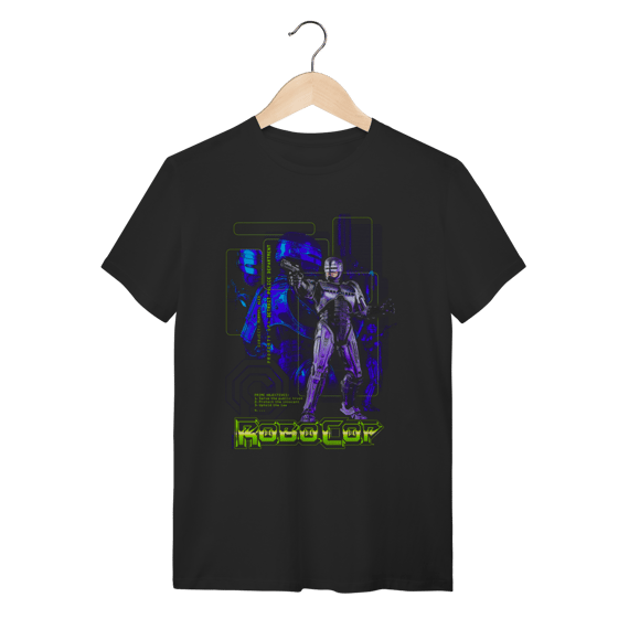 Camiseta RoboCop Detroit Police - Sci-Fi 80s Movie 