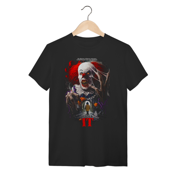 Camiseta IT Pennywise - Stephen King Horror Movie 