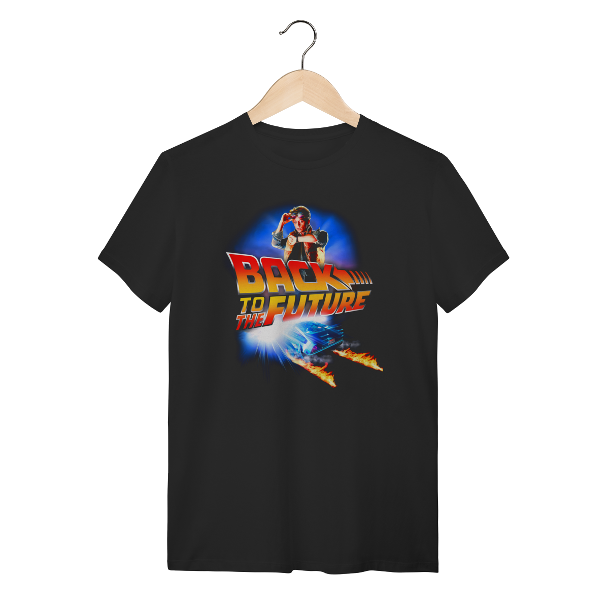Nome do produto: Camiseta De Volta para o Futuro - Marty McFly DeLorean 