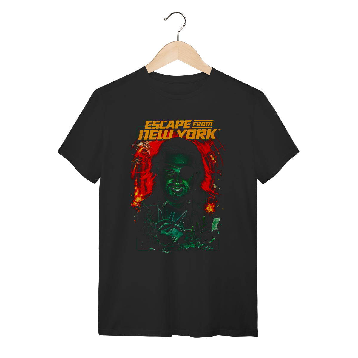 Nome do produto: Camiseta Escape from New York Snake Plissken - John Carpenter 