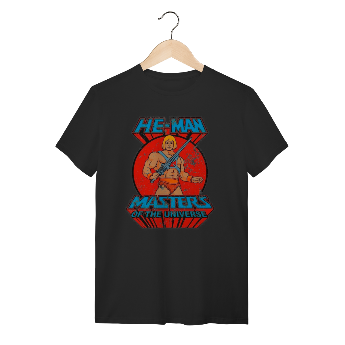 Nome do produto: Camiseta He-Man e os Mestres do Universo – Estampa Vintage 80s