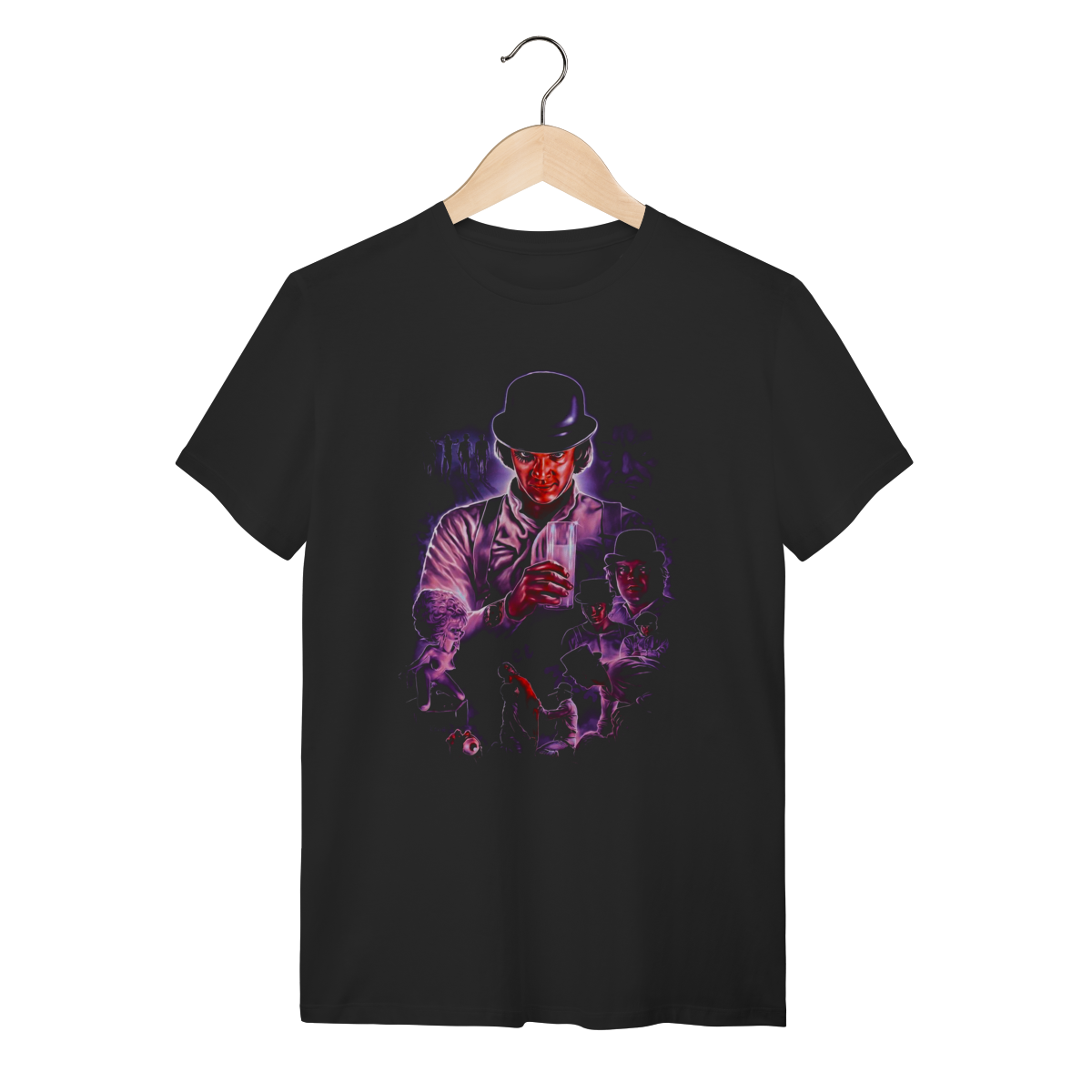 Nome do produto: Camiseta Laranja Mecânica – Estampa Cinema de Stanley Kubrick