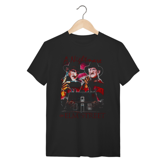 Camiseta Freddy Krueger A Hora do Pesadelo– A Nightmare on Elm Street Horror Art