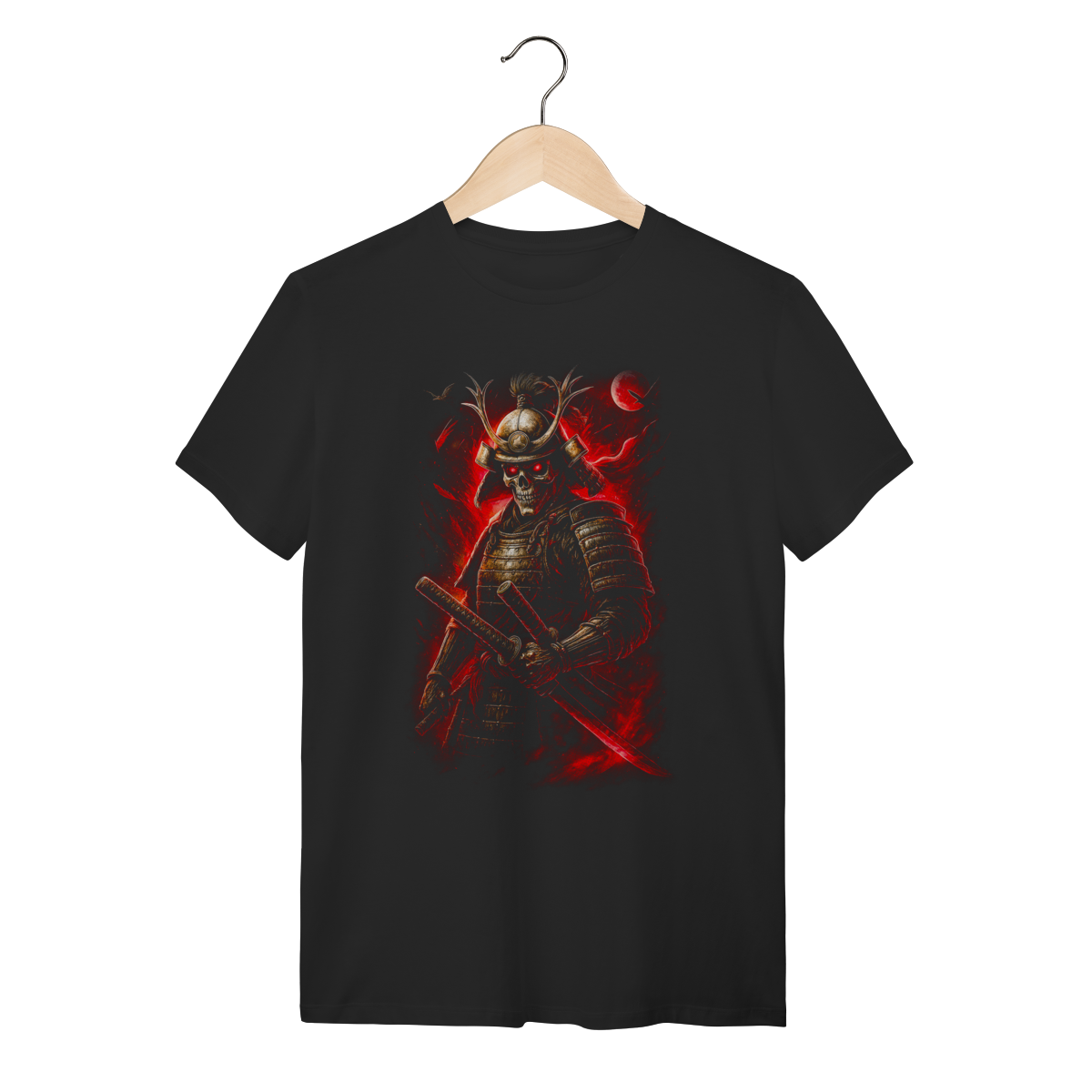 Nome do produto: Camiseta Masculina Samurai Skull - Dark Bushido 