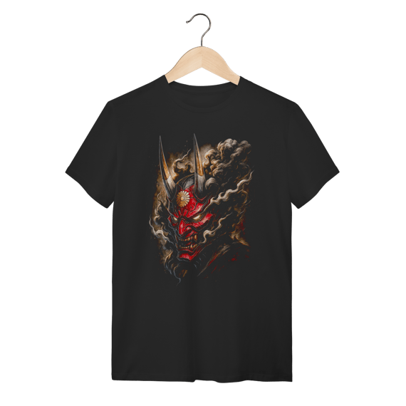 Camiseta Crimson Hannya - Smoke & Gold 