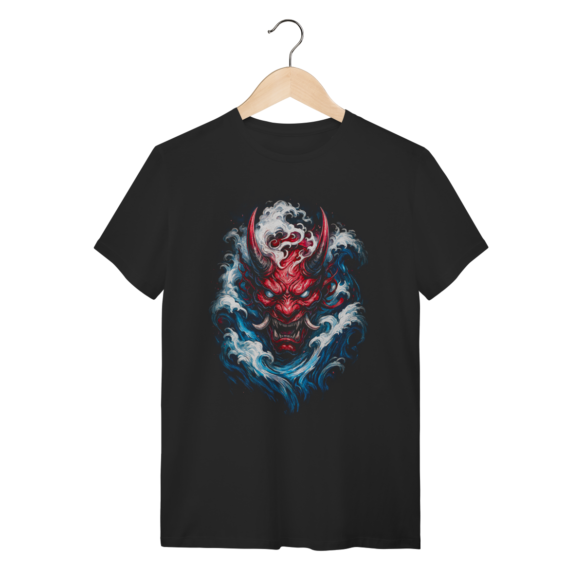 Nome do produto: Camiseta Hannya Spirit - Great Wave & Demon 