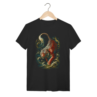 Nome do produto Camiseta Tiger Strike - Great Wave & Predator 