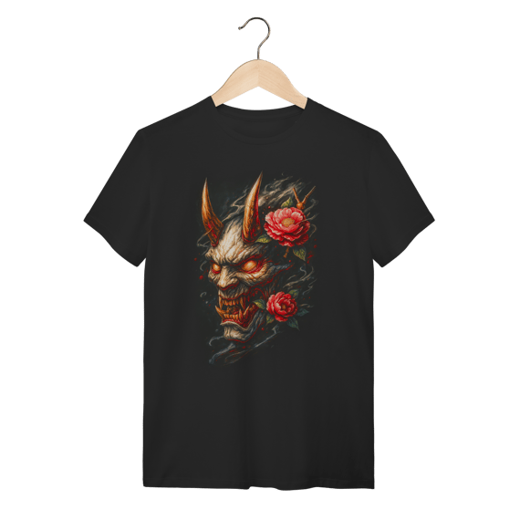 Camiseta Hannya Bloom - Demon & Peonies 