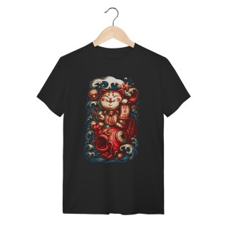 Camiseta Lucky Maneki-Neko - Great Koi Fortune 