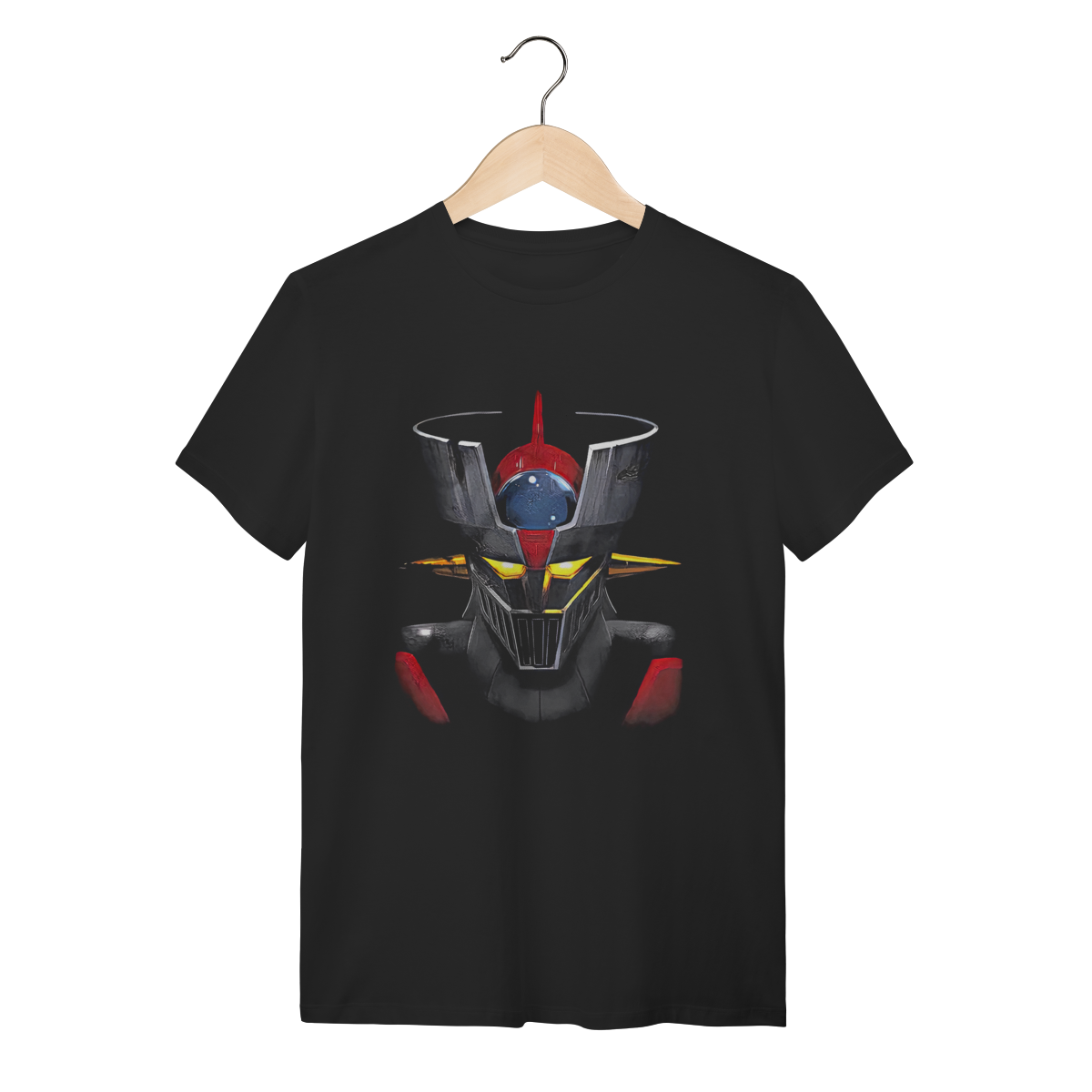 Nome do produto: Camiseta Mazinger Z Robô Mecha Preta 100% Algodão