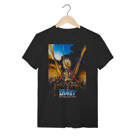 Camiseta Heavy Metal Filme 1981 Taarna Preta Algodão