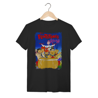 Nome do produto Camiseta Preta Os Flintstones Família 100% Algodão
