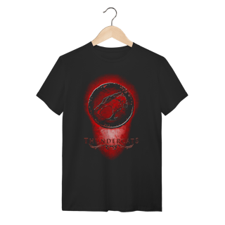 Nome do produto Camiseta ThunderCats Logo Vermelho 3D Preta Algodão