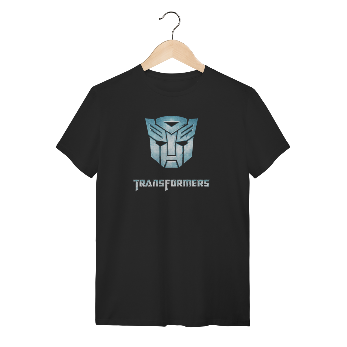 Nome do produto: Camiseta Transformers Logo Autobot Preta 100% Algodão