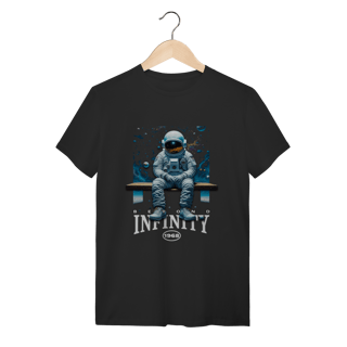 Nome do produto Camiseta Preta Astronauta Beyond Infinity - Algodão Espacial