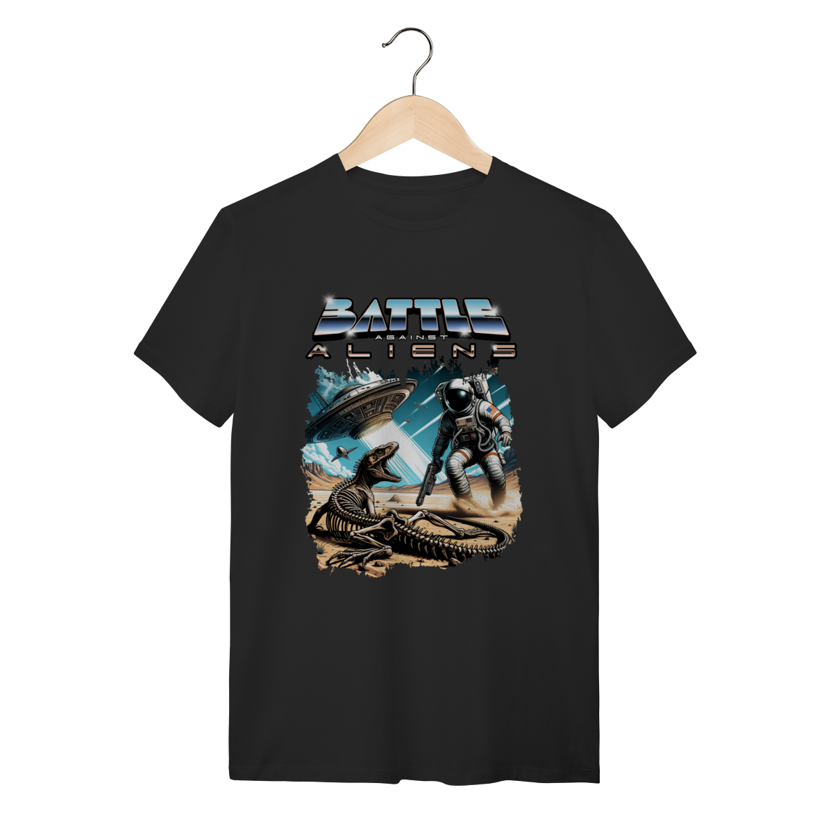 Nome do produto: Camiseta Preta BMX Freestyle - Algodão Streetwear Radical