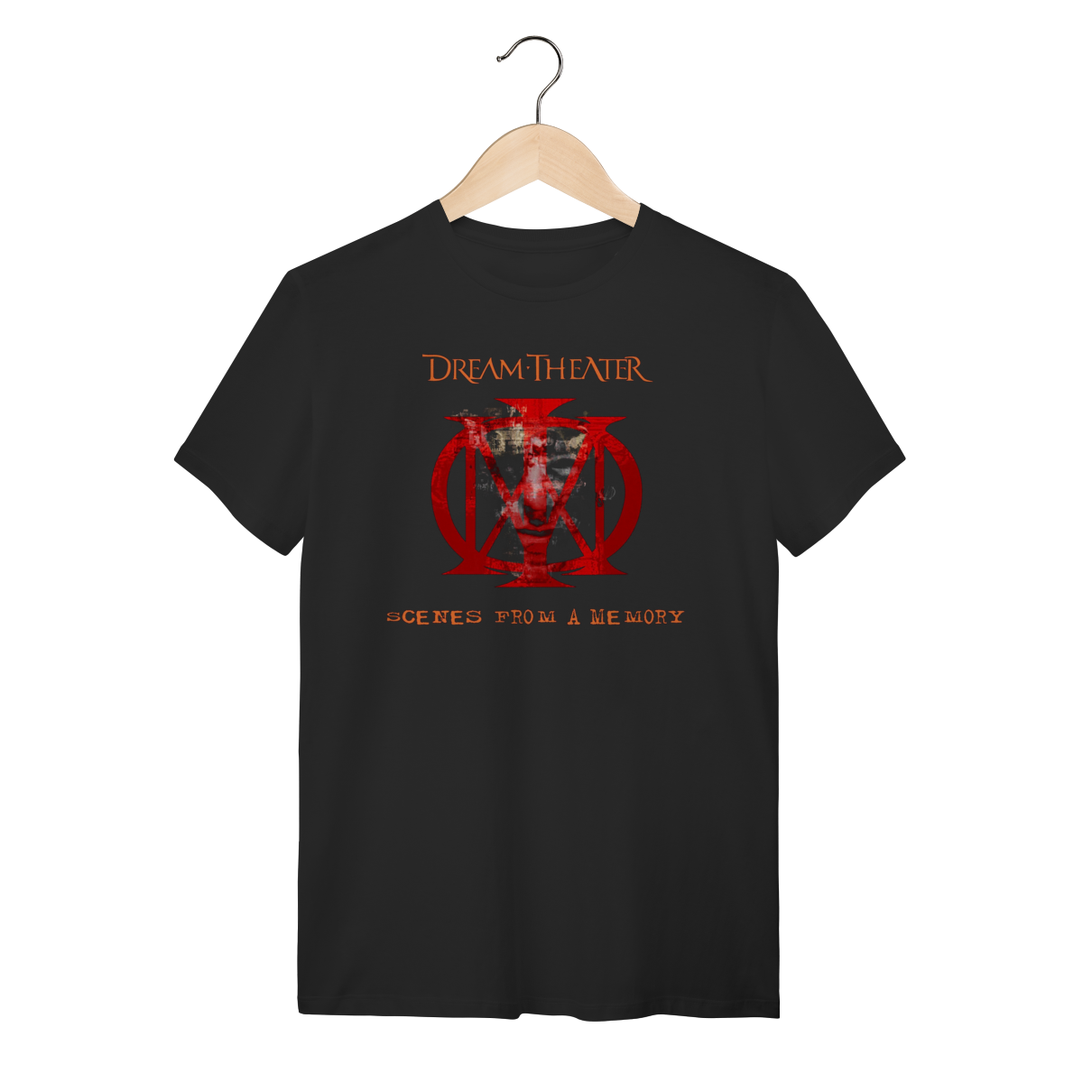 Nome do produto: Camiseta Preta Dream Theater - Scenes from a Memory - 100% Algodão