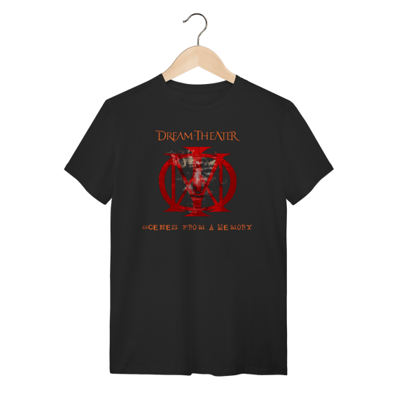 Camiseta Preta Dream Theater - Scenes from a Memory - 100% Algodão