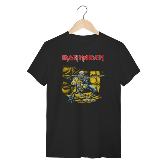 Camiseta Iron Maiden Piece of Mind - Estampa Rock Masculina e Feminina