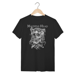 Camiseta Machine Head Skull Art - Metal Moderno e Streetwear