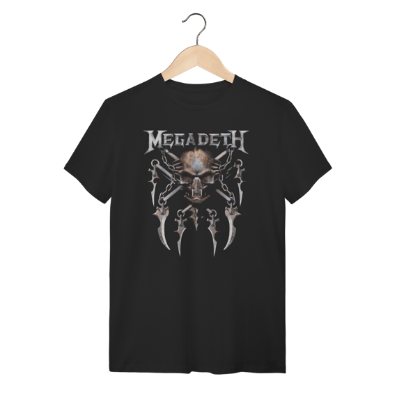 Camiseta Megadeth Vic Rattlehead - Thrash Metal Legend