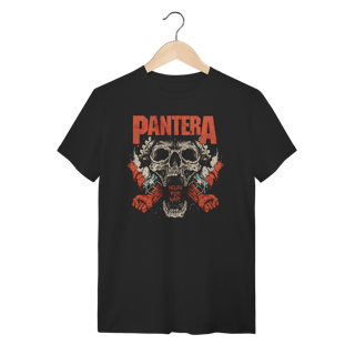 Camiseta Pantera Mouth For War - 100% Algodão Rock Metal