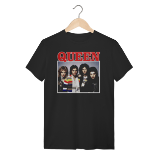 Camiseta Queen - Estampa Fotográfica Banda Clássica -  Rock 