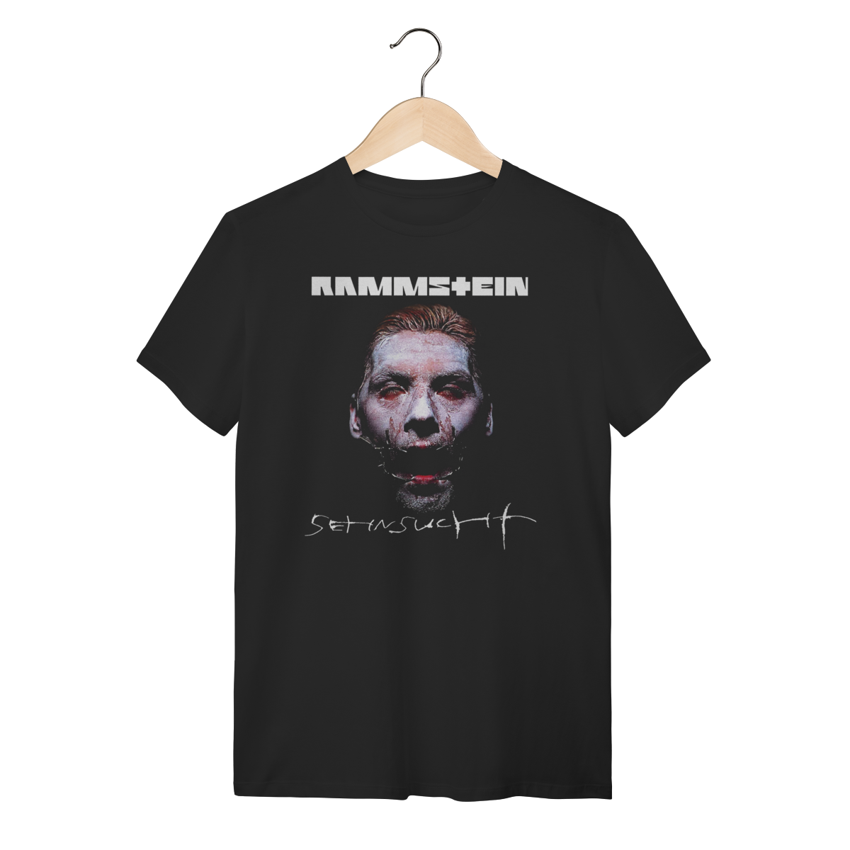 Nome do produto: Camiseta Rammstein Sehnsucht - Industrial Metal 100% Algodão