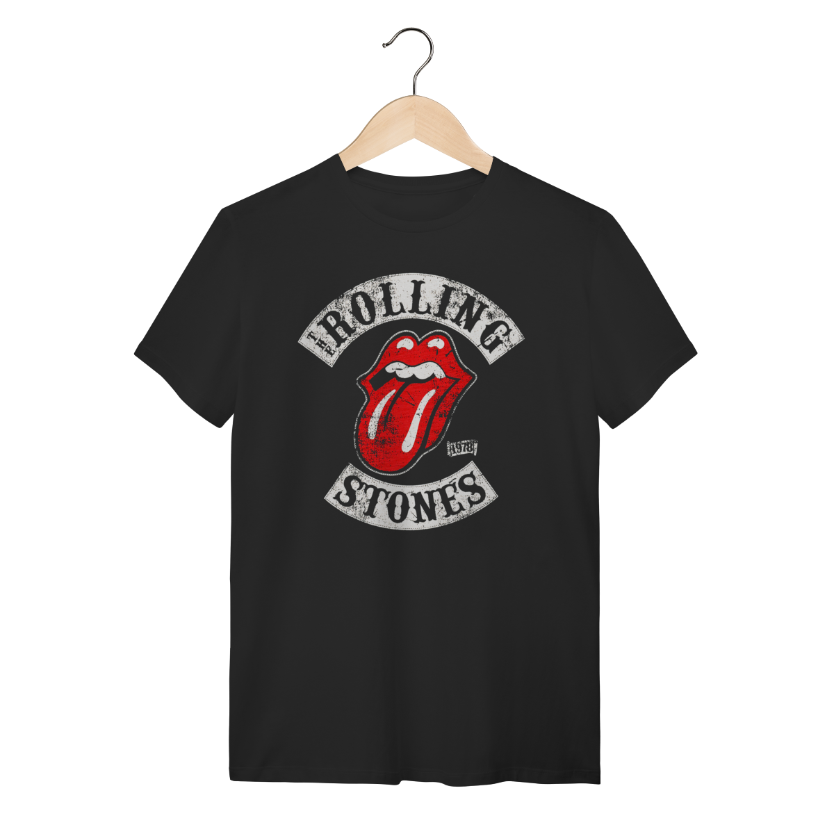 Nome do produto: Camiseta Rolling Stones Logo Língua - Rock n