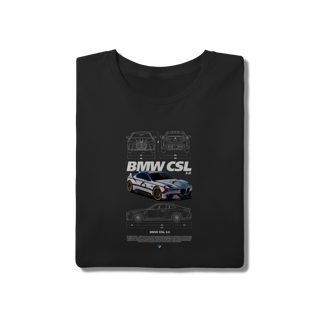 Nome do produto Camiseta BMW CSL 3.0 Tribute - Estampa Racing Heritage