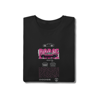 Nome do produto Camiseta Dodge Challenger SRT Rosa - Performance e Estilo